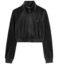 Juicy Couture Cardigan - Tasha - Velour - Sort Juicy Couture Cardigan - Tasha - Velour - Sort