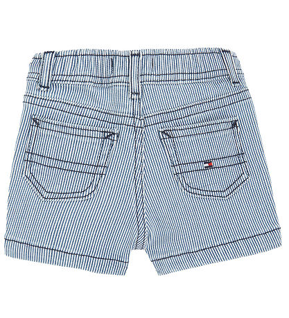 Tommy Hilfiger Shorts - Baby Striped - Denimstripe Tommy Hilfiger Shorts - Baby Striped - Denimstripe