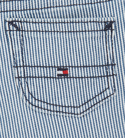 Tommy Hilfiger Shorts - Baby Striped - Denimstripe Tommy Hilfiger Shorts - Baby Striped - Denimstripe