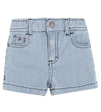 Tommy Hilfiger Shorts - Baby Striped - Denimstripe Tommy Hilfiger Shorts - Baby Striped - Denimstripe