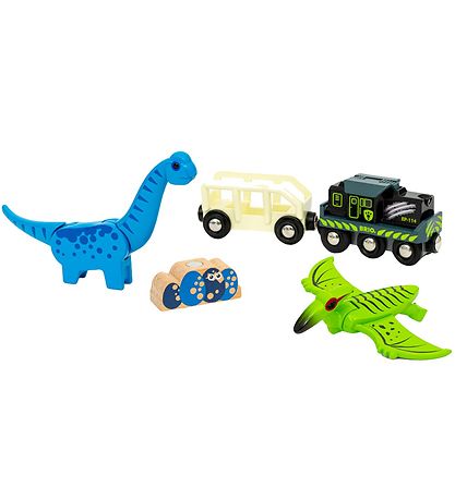 BRIO World Batteridrevet Tog Med Dinosaur m. Lyd og Lys - 36096 BRIO World Batteridrevet Tog Med Dinosaur m. Lyd og Lys - 36096