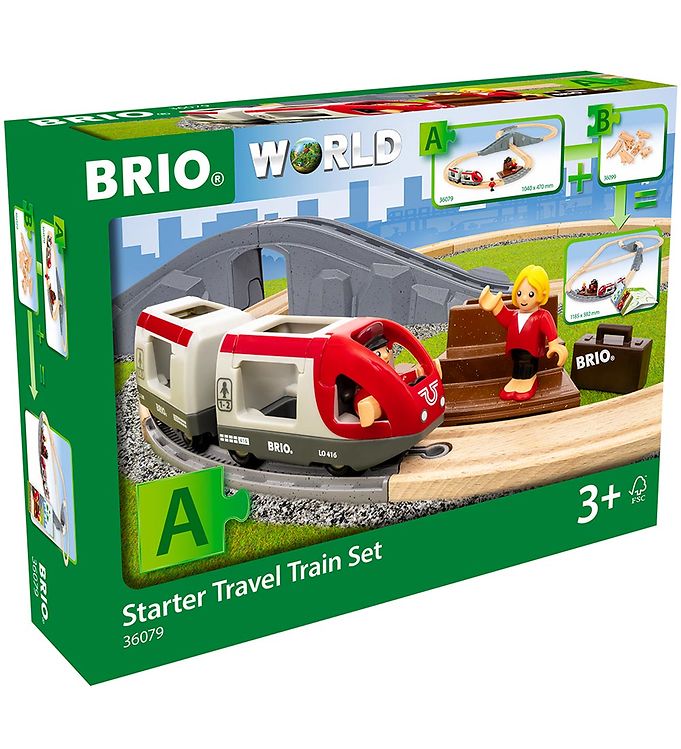 BRIO World Startsæt Med Passagertog - 22 Dele- 36079 kr. 439,95,-