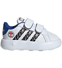 adidas Performance Sko - Grand court Spider-man CF - Hvid/Blå adidas Performance Sko - Grand court Spider-man CF - Hvid/Blå