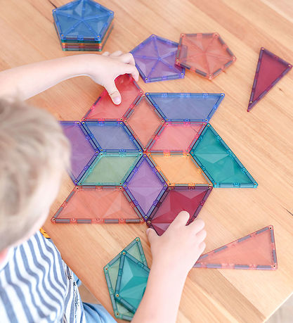 Connetix Magnetsæt - 48 Dele - Pastel Shape Expansion Pack