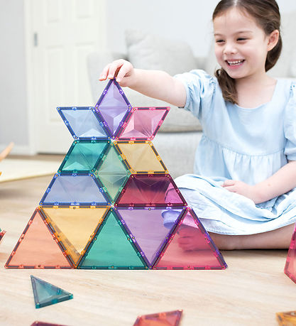 Connetix Magnetsæt - 48 Dele - Pastel Shape Expansion Pack