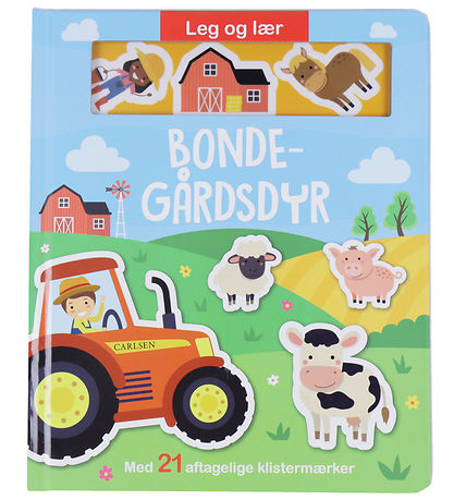 Forlaget Carlsen Klistermærkebog - Leg Og Lær - Bondegårdsdyr -  Forlaget Carlsen Klistermærkebog - Leg Og Lær - Bondegårdsdyr -