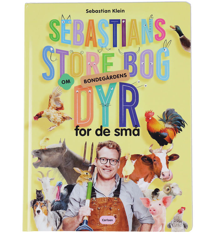Forlaget Carlsen Bog - Sebastians Store Bog Om Bondegårdens Dyr