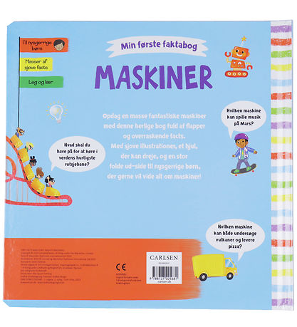 Forlaget Carlsen Bog - Min Første Faktabog - Maskiner - Dansk Forlaget Carlsen Bog - Min Første Faktabog - Maskiner - Dansk