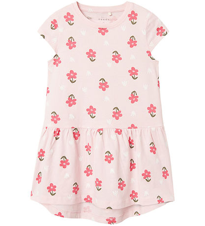 Name It Kjole - NmfVigga - Noos - Parfait Pink/Flower Name It Kjole - NmfVigga - Noos - Parfait Pink/Flower