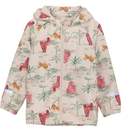 CeLaVi Softshelljacke - Brandied Apricot/Rosa m. Elefanten