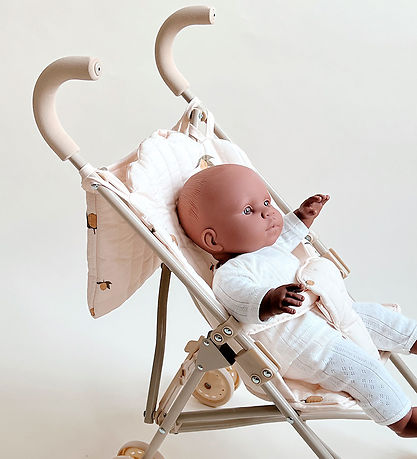 Konges Sløjd Dukkeklapvogn - Lemon Konges Sløjd Dukkeklapvogn - Lemon