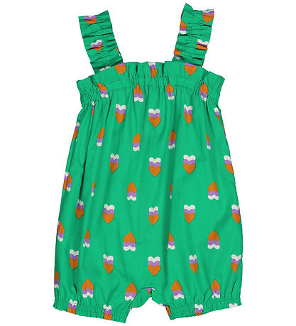 Freds World Summer Romper - Heatbeat Poplin - Grass Freds World Summer Romper - Heatbeat Poplin - Grass