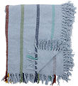 Bloomingville Tæppe - 160x130 cm - Frey Tæppe - Blå Bloomingville Tæppe - 160x130 cm - Frey Tæppe - Blå
