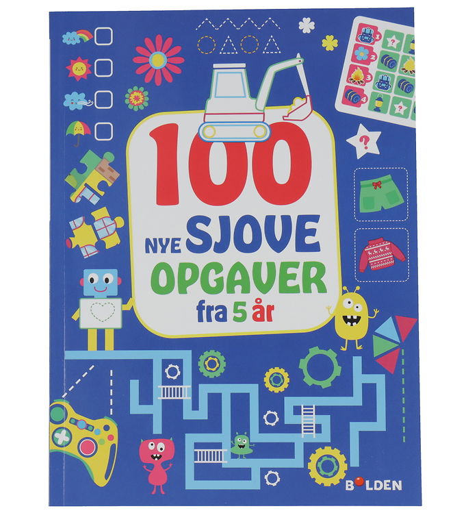 Forlaget Bolden Opgavebog - 100 Nye Sjove Opgaver - Fra 5 År