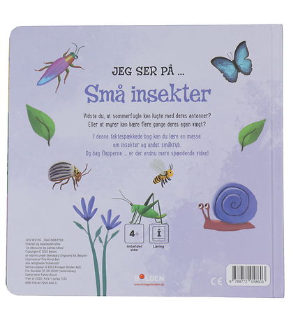 Forlaget Bolden Bog m. Flapper - Jeg Ser På ... Små Insekter