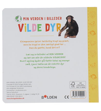 Forlaget Bolden Billedbog - Min Verden I Billeder - Vilde Dyr Forlaget Bolden Billedbog - Min Verden I Billeder - Vilde Dyr