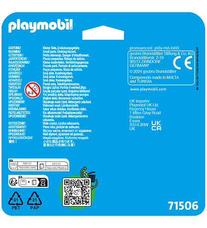Playmobil DuoPack - Paramediciner med Patient - 71506 - 6 Dele  Playmobil DuoPack - Paramediciner med Patient - 71506 - 6 Dele