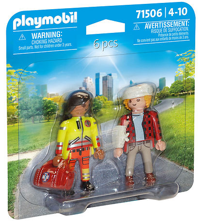 Playmobil DuoPack - Paramediciner med Patient - 71506 - 6 Dele 