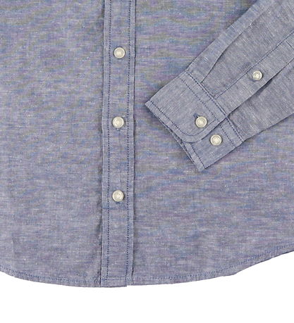 Jack & Jones Skjorte - JjeLinen - Faded Denim Jack & Jones Skjorte - JjeLinen - Faded Denim