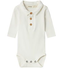 Lil Atelier Skjortebody l/æ - NmmUndo - Coconut Milk Lil Atelier Skjortebody l/æ - NmmUndo - Coconut Milk