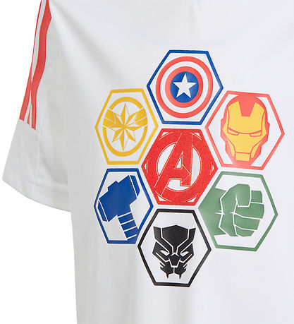 adidas Performance T-shirt - LK MRVL AV T - Hvid adidas Performance T-shirt - LK MRVL AV T - Hvid