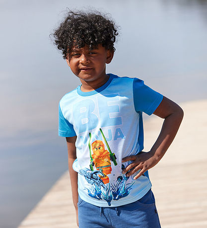 LEGO® Ninjago T-shirt - LWTano - Middle Blue LEGO® Ninjago T-shirt - LWTano - Middle Blue