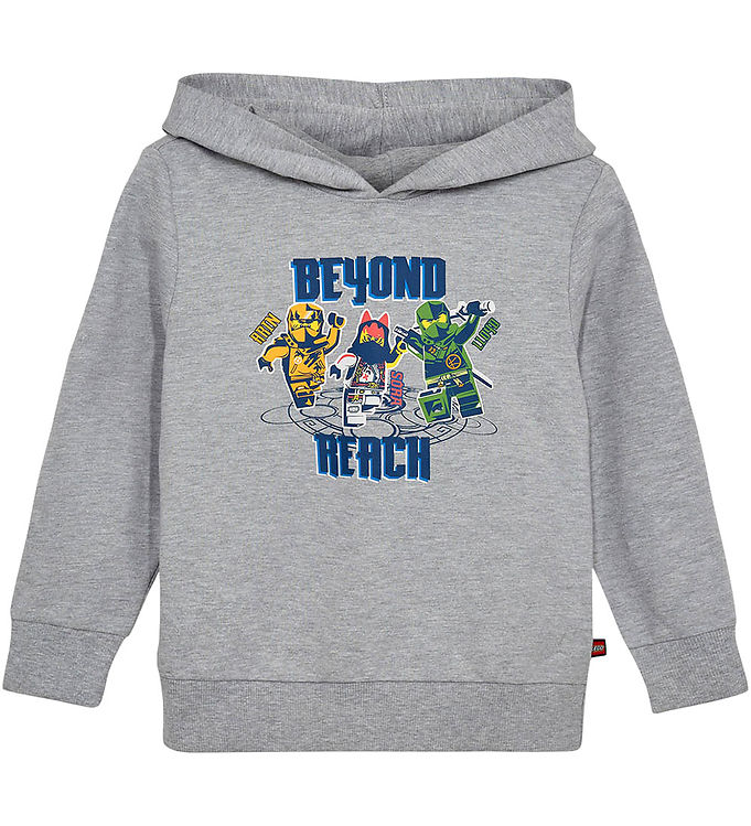 LEGO® Ninjago Hættetrøje - LWScout - Grey Melange