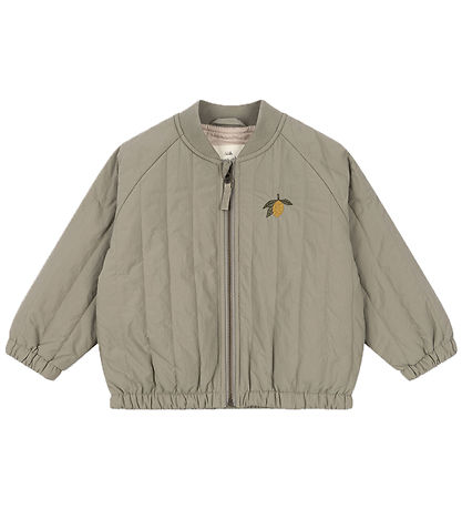 Konges Sløjd Termojakke - Juno Bomber - Laural Oak m. Citron