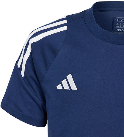 adidas Performance T-shirt - Tiro 24 SWTEEY - Blå/Hvid adidas Performance T-shirt - Tiro 24 SWTEEY - Blå/Hvid