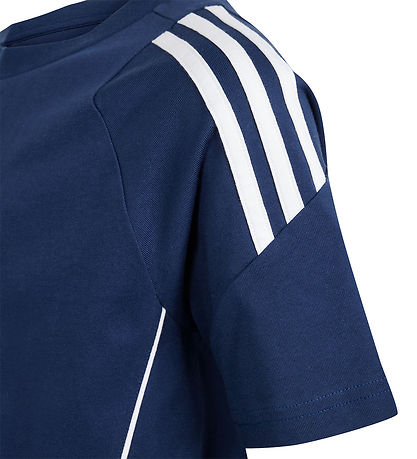 adidas Performance T-shirt - Tiro 24 SWTEEY - Blå/Hvid adidas Performance T-shirt - Tiro 24 SWTEEY - Blå/Hvid