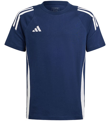 adidas Performance T-shirt - Tiro 24 SWTEEY - Blå/Hvid adidas Performance T-shirt - Tiro 24 SWTEEY - Blå/Hvid