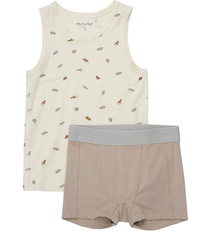 Minymo Undertøj - Viskose - Tradewinds m. Dinosaurer