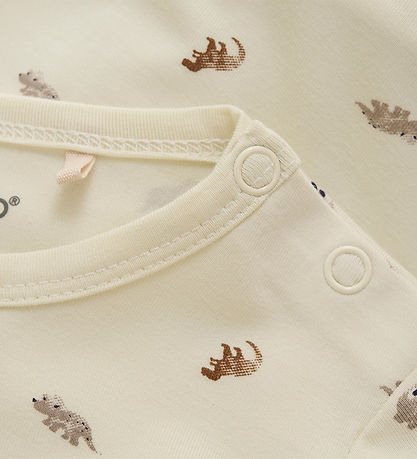 Minymo Body l/æ - Viskose - Tradewinds m. Dinosaurer