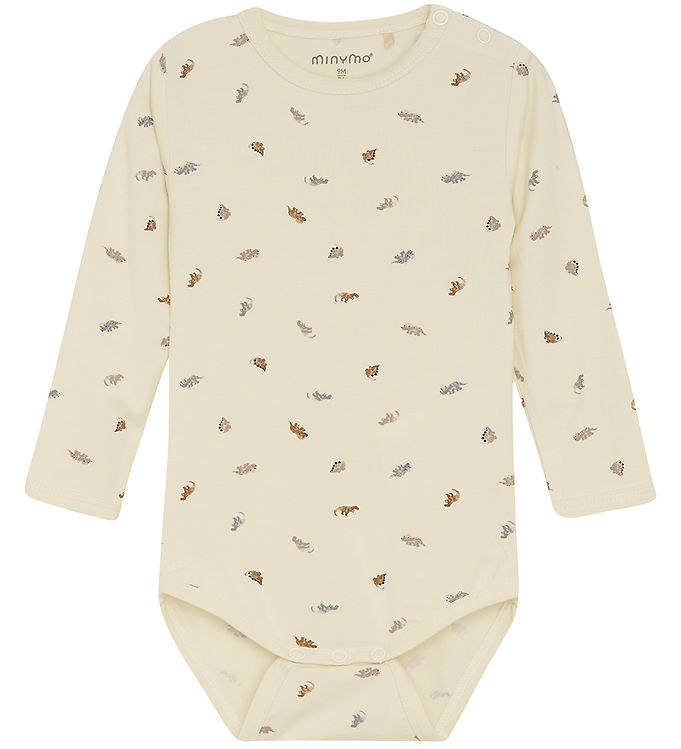 Minymo Body l/æ - Viskose - Tradewinds m. Dinosaurer