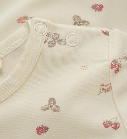 Minymo Body l/æ - Viskose - Strawberry Ice m. Jordbær Minymo Body l/æ - Viskose - Strawberry Ice m. Jordbær