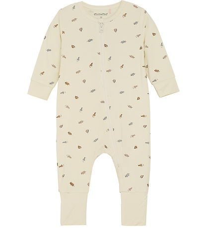 Minymo Natdragt - Viskose - Tradewinds m. Dinosaurer Minymo Natdragt - Viskose - Tradewinds m. Dinosaurer