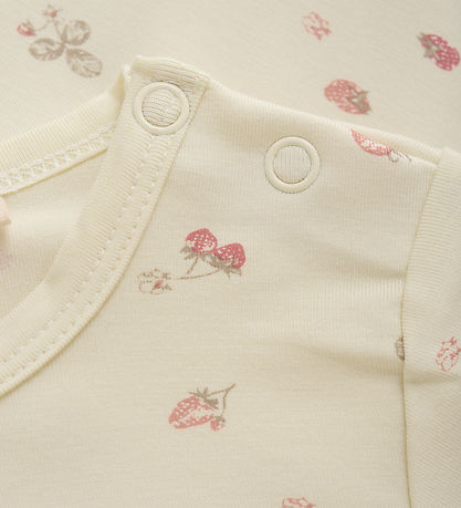 Minymo Body k/æ - Viskose - Strawberry Ice m. Jordbær Minymo Body k/æ - Viskose - Strawberry Ice m. Jordbær