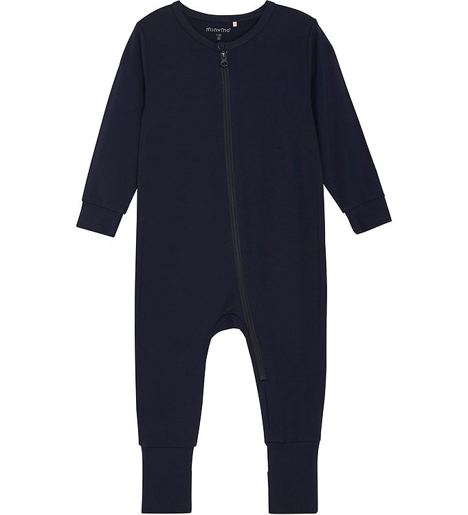 Minymo Baby Natdragt Viskose - Dark Navy