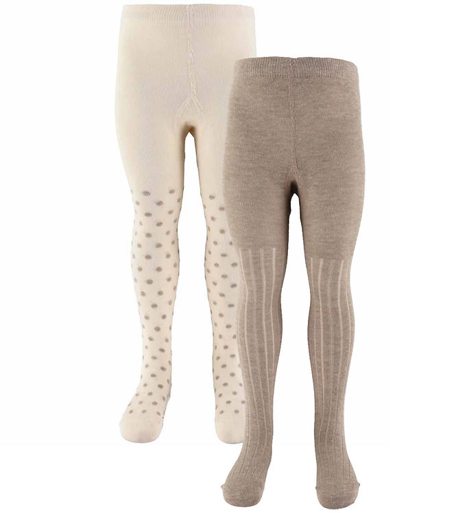 Minymo Pige Strømpebukser - Simply Taupe - 116/122
