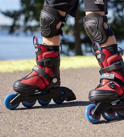 K2 Rulleskøjter - Raider Boa - Sort/Rød - Inliner K2 Rulleskøjter - Raider Boa - Sort/Rød - Inliner