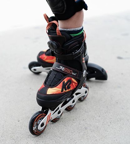 K2 Rulleskøjter - Hero Boa Alu - Sort/Rød/Orange - Inliner K2 Rulleskøjter - Hero Boa Alu - Sort/Rød/Orange - Inliner