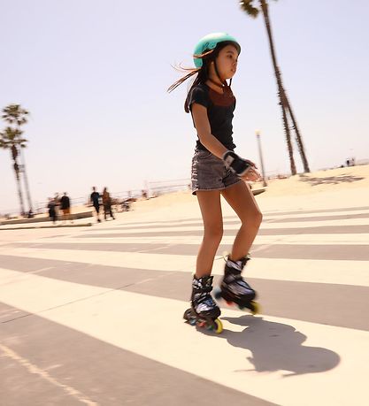 K2 Rulleskøjter m. 5 Tusser - Splash - Sort/Hvid - Inliner K2 Rulleskøjter m. 5 Tusser - Splash - Sort/Hvid - Inliner