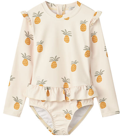 Liewood Badedragt - Sille - UV40+ - Pineapples/Cloud Cream