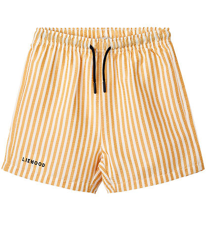 Liewood Badeshorts - Duke - UV40+ - Stripe Yellow Mellow/Creme D Liewood Badeshorts - Duke - UV40+ - Stripe Yellow Mellow/Creme D
