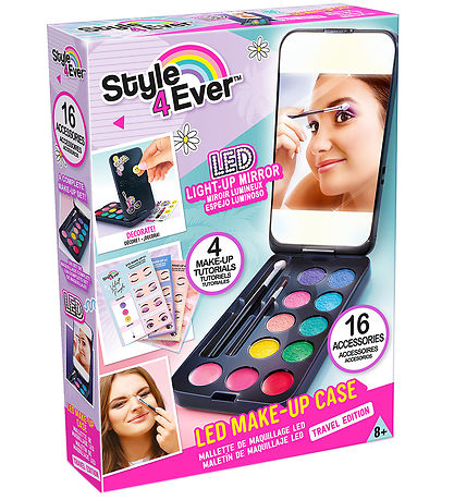 Style 4 Ever Mini Makeup Etui m. LED-Lys Style 4 Ever Mini Makeup Etui m. LED-Lys