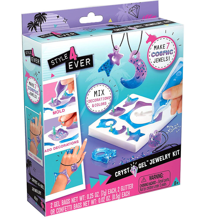 STYLE 4 EVER Mini Crystal Jewel Gel Kit assorteret