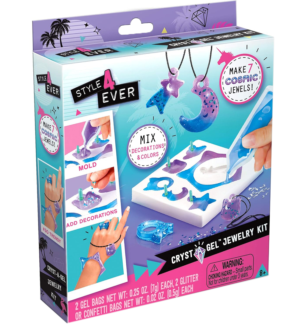 Style 4 Ever Kristallgel Mini Schmuckset - Style 4 Ever - One Size - Kreatives Spielset