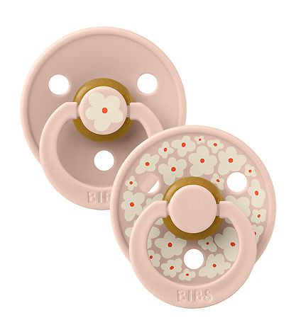 BIBS Colour Sutter - 2-pak - Str. 1 - Rund - Blush BIBS Colour Sutter - 2-pak - Str. 1 - Rund - Blush