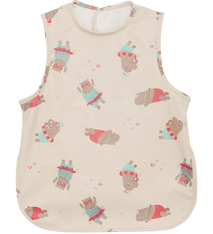 CeLaVi Forklæde - PU - Warm Taupe m. Flodheste