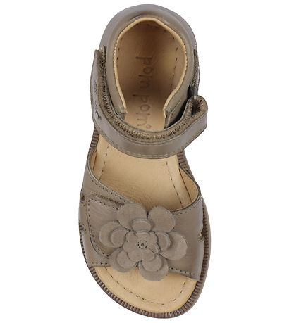Pom Pom Sandaler - Flower - Latte Pom Pom Sandaler - Flower - Latte
